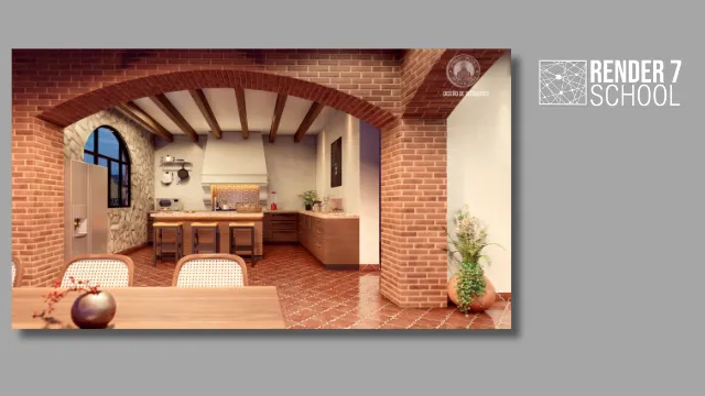 Nuevo Escena Lumion Pro 06: Casa Arcos Cocina