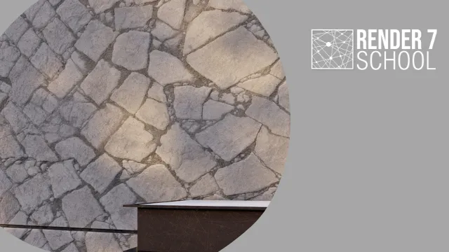 Nuevo Material Lumion 7: Piedra de Piso Camino